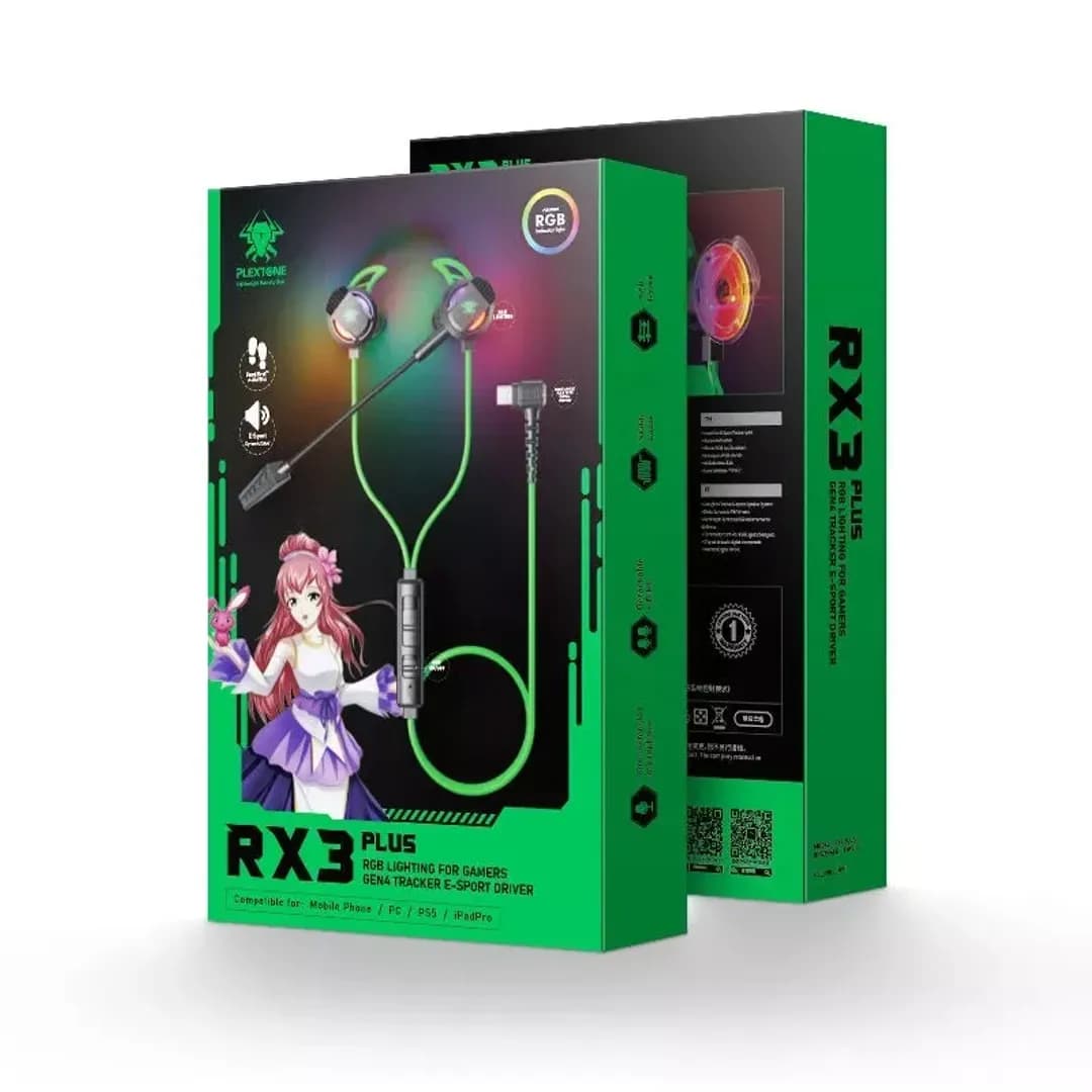 Plextone RX3 PLUS  Wired Gaming Earphone